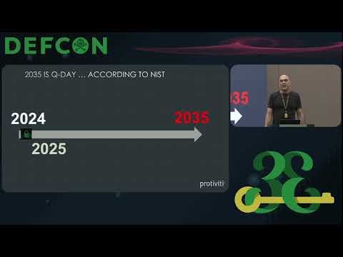 YouTube thumbnail for Quantum Attacks on encryption will probably be feasible by 2030