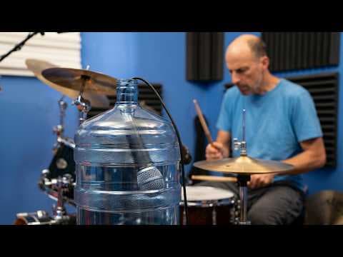 YouTube thumbnail for Mics in Water Bottles