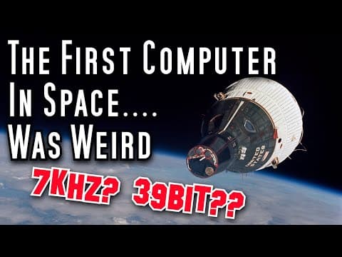 YouTube thumbnail for How Engineers Designed The First Computer To Fly In Space