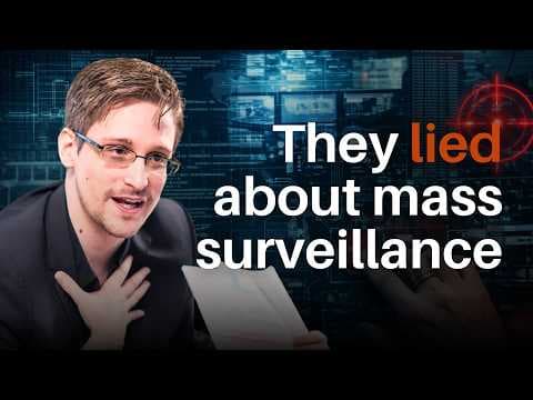 YouTube thumbnail for A must watch! Edward Snowden Reveals How They Spy on You. "2016 conversation."