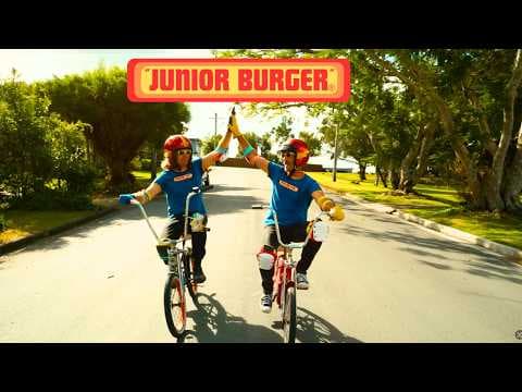 YouTube thumbnail for Junior Burger - Cool, Sick, Rad, AWESOME! (Official Music Video)