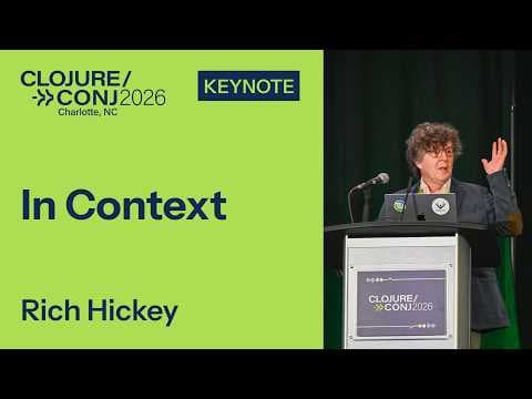 YouTube thumbnail for In Context - Rich Hickley