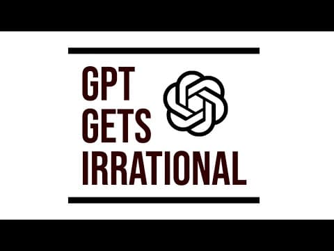 YouTube thumbnail for A tour of ChatGPT getting things wrong — ChatGPT's Achilles' Heel