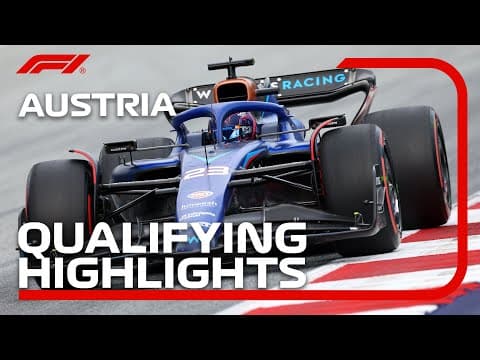 YouTube thumbnail for Qualifying Highlights | 2023 Austrian Grand Prix