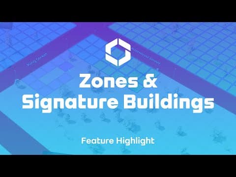 YouTube thumbnail for #4: Zones & Signature Buildings | Feature Highlight