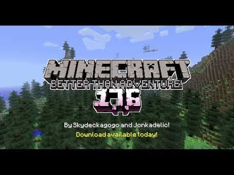 YouTube thumbnail for Minecraft "Better Than Adventure" (Beta 1.7.3 mod) - 1.7.6 Trailer