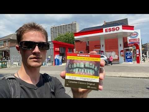 YouTube thumbnail for [VIDEO LOG] Buying Cigarettes at a Gas Station in Canada | jacobfuckingjones