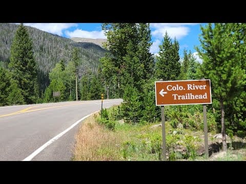 YouTube thumbnail for Hiking the Colorado River source to sea to raise awareness for the water crisis