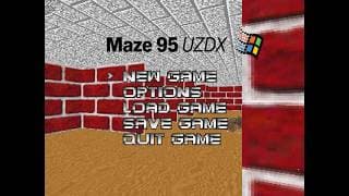 YouTube thumbnail for Maze 95 UZDX: Port of the Windows 95 screensaver to the UZDoom/GZDoom engine