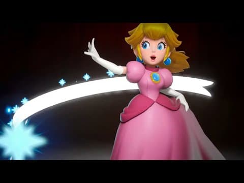 YouTube thumbnail for teaser trailer for upcoming Princess Peach game (2024) [Nintendo Direct]