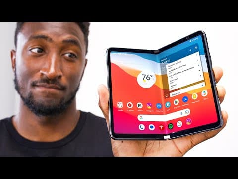 YouTube thumbnail for Google Pixel Fold Review: Maybe Next Year!