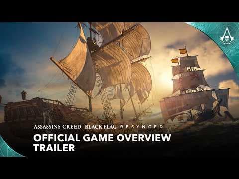 YouTube thumbnail for Assassin's Creed Black Flag Resynced: Official Game Overview Trailer