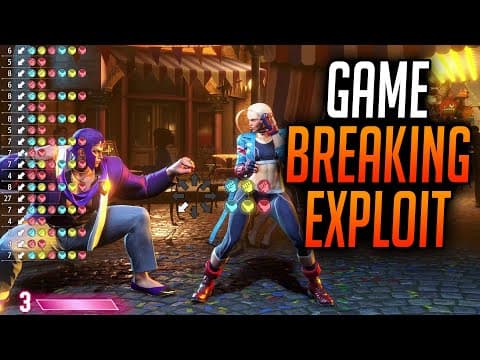 YouTube thumbnail for Game Breaking SF6 Option Select Discovered!