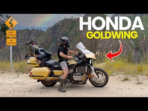 YouTube thumbnail for Goldwing Off Road 1,000+ miles through Idaho-Montana wilderness (Tandem)