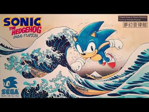 YouTube thumbnail for Sonic the Hedgehog but it's Japanese Jazz Fusion
