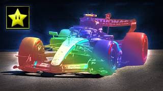 YouTube thumbnail for F1 Monaco GP but it's Mario Kart 🇲🇨