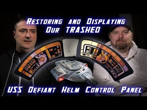 YouTube thumbnail for Restoring a Trashed Star Trek Control Panel (YouTube)