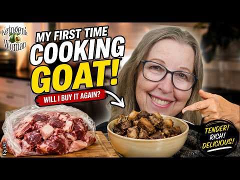 YouTube thumbnail for Cooking with Goat Meat - ketogenic Woman