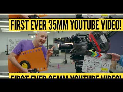 YouTube thumbnail for The maths of filming on film, filmed on film | Stand-up Maths [22:26]
