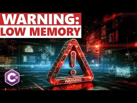 YouTube thumbnail for ONLY 0.7% Of The Memory Allocations When Downloading In C# - Nick Cosentino