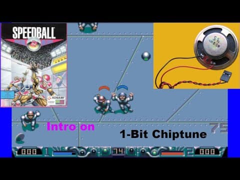 YouTube thumbnail for Speedball 2: Brutal Deluxe [MS DOS] Intro on IBM PC Speaker