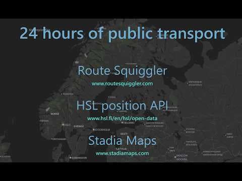 YouTube thumbnail for 24h joukkoliikennettä Helsingin seuduilla