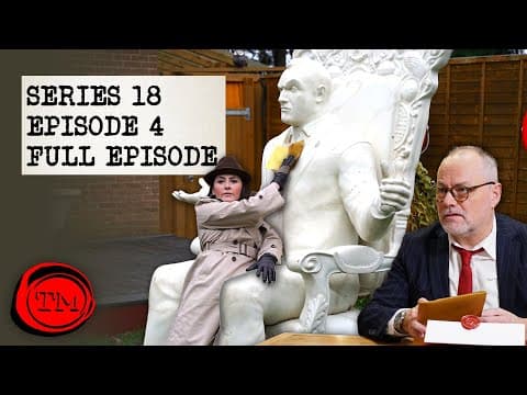 YouTube thumbnail for Taskmaster series 18, episode 4 - I’m a girl that likes a clean line