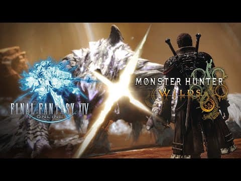 YouTube thumbnail for FINAL FANTASY XIV x MONSTER HUNTER WILDS Collaboration Trailer