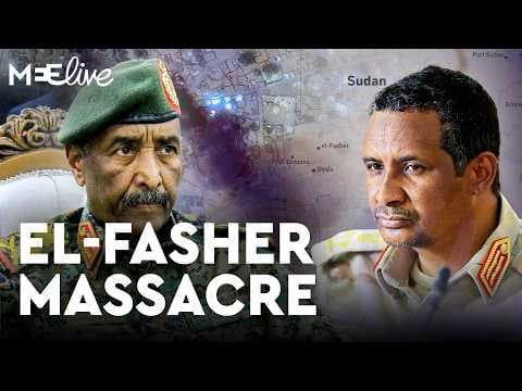 YouTube thumbnail for Middle East Eye: RSF massakriert Zivilisten in el-Fasher (Sudan)