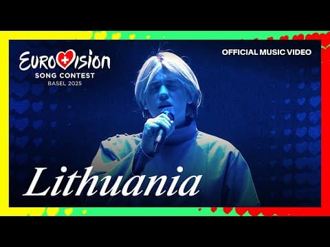 YouTube thumbnail for Katsrsis - Tavo Akys | Lithuania | Eurovision 2025