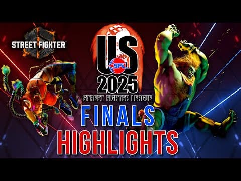YouTube thumbnail for SFL US Finals 2025 - 74 minutes of all the best moments