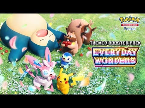 YouTube thumbnail for [Trailer] Pokémon TCG Pocket: Everyday Wonders