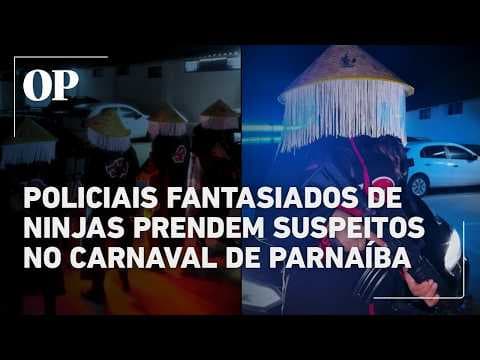 YouTube thumbnail for Policiais fantasiados de ninjas prendem suspeitos no Carnaval de Parnaíba (PI)