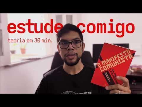 YouTube thumbnail for o manifesto comunista · capítulo I — teoria em 30 min.