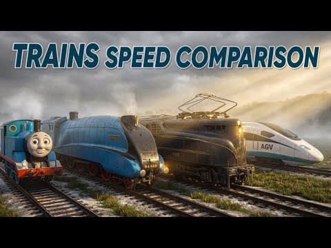 YouTube thumbnail for Trains 3D speeds comparison
