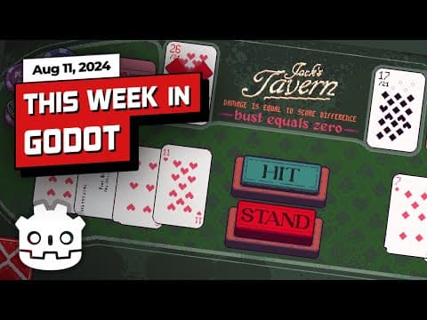 YouTube thumbnail for [video] 5 Games Made in Godot // This week in Godot - Aug 11, 2024