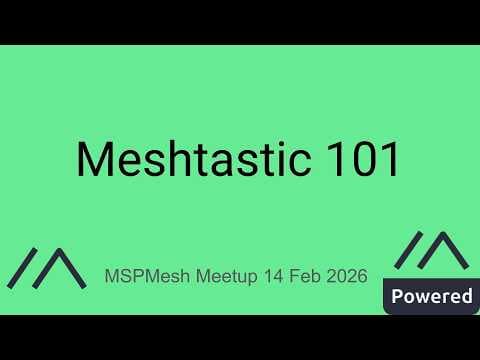 YouTube thumbnail for meshtastic 101 session by mspmesh