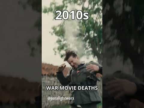 YouTube thumbnail for Evolution of War Movie Deaths (1950s - now)