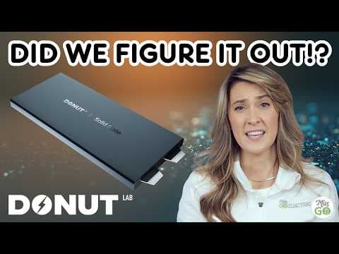 YouTube thumbnail for Donut solid state sodium battery investigation
