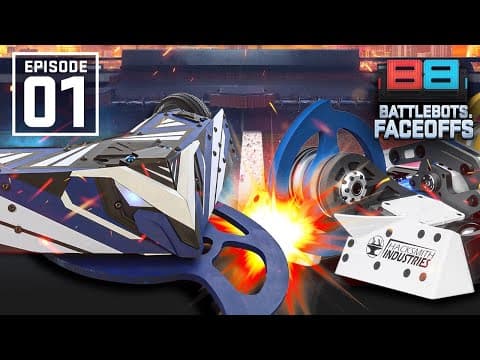 YouTube thumbnail for Battlebots Faceoffs 2025 in Vegas - Episode 1 Part 1