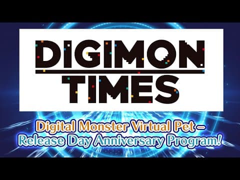 YouTube thumbnail for Digimon Times -  28th Anniversary Program