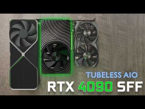 YouTube thumbnail for NFC Built a Custom SFF 4090 Internal AIO