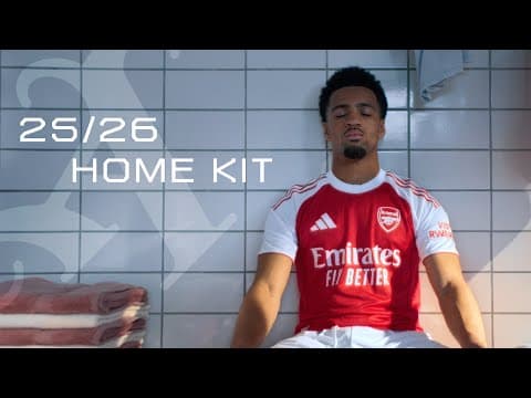 YouTube thumbnail for [Official] The pulse of our club 🫀 | Introducing the 25/26 adidas Football Home Kit