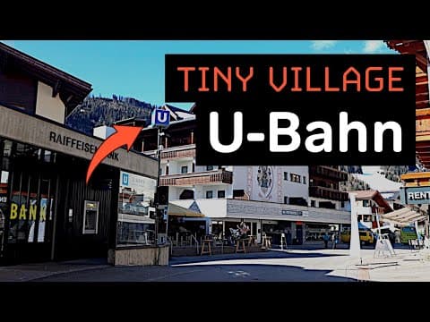 YouTube thumbnail for This Tiny Austrian Village has an U-Bahn