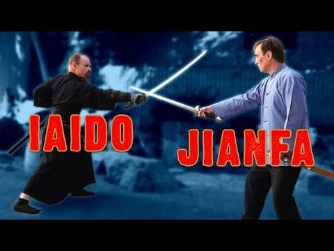 YouTube thumbnail for Jian vs Katana – Fast Draw Duel with an Iaido Swordsman