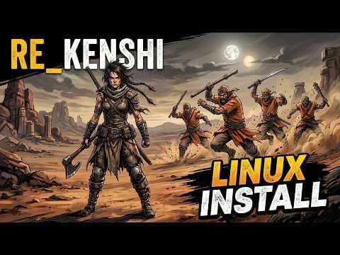 YouTube thumbnail for How to install the RE_Kenshi mod on Linux