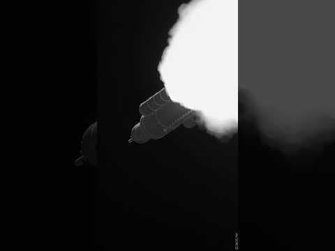 YouTube thumbnail for Incredible view of Artemis launch in infrared