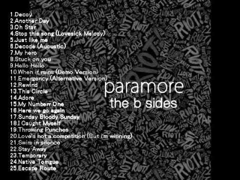 YouTube thumbnail for Paramore B-sides in one collection