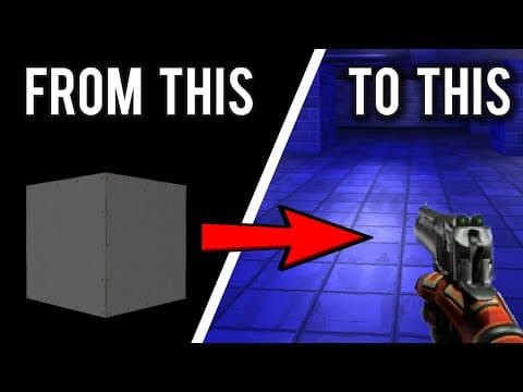 YouTube thumbnail for I built my own 3D Game Engine with Open-Source Tools