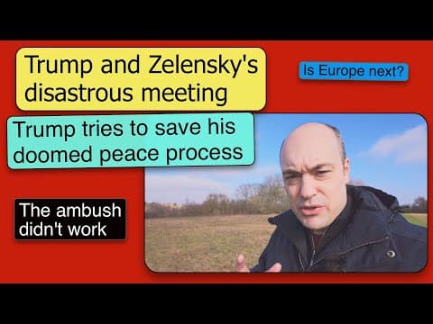 YouTube thumbnail for Anders Pucks analyse af Trump og Zelensky mødet